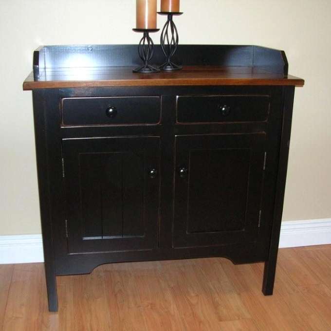 Pine Rustic 2 Door 2 Drawer Sideboard