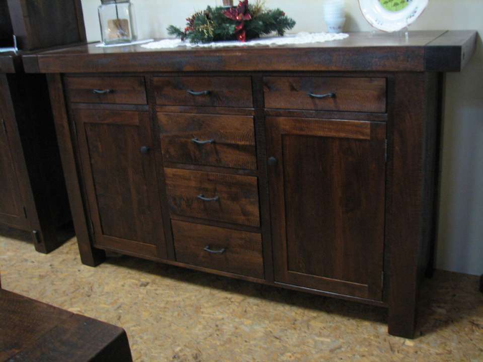 W. Maple Hart-Yukon Custom 5 Drawer Sideboard